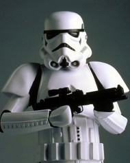 a stormtrooper from Star Wars